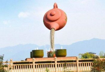 思茅公園天壺雕塑工廠，不銹鋼材質，圓雕形式