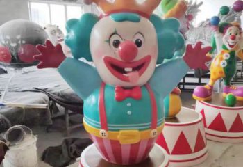 臺(tái)州公園小丑雕塑