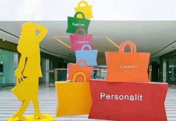 舟山購物人雕塑選定，景觀雕塑，不銹鋼購物人雕塑生產商