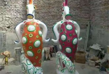 涪陵幼兒園河馬雕塑，動漫文化雕塑，卡通動物制作